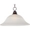 Maxim Lighting Essentials 1-Light 16" Wide Oil Rubbed Bronze Pendant Light 91076MROI - alternate 1